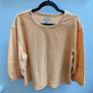 Alfani Camel Ribbed Pullover